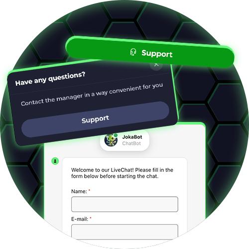 You can always contact Jokabet casino support if you have any questions.