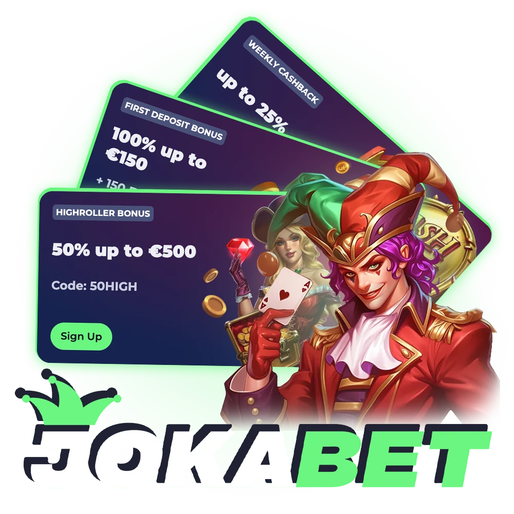 Descubre los bonos que te esperan en el casino Jokabet.