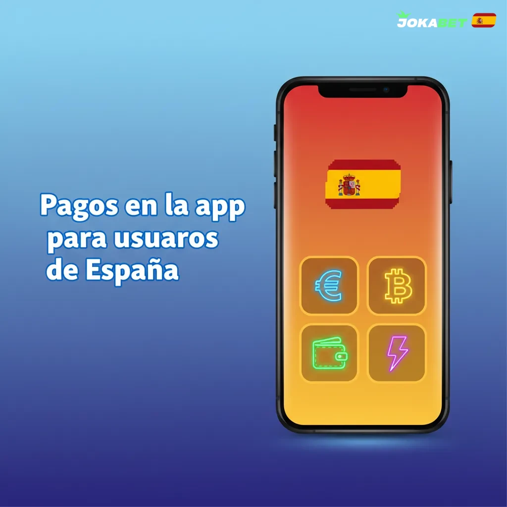 Pagos en app de España con Visa, Mastercard, Apple Pay, Google Pay y cripto (BTC, ETH, USDT).