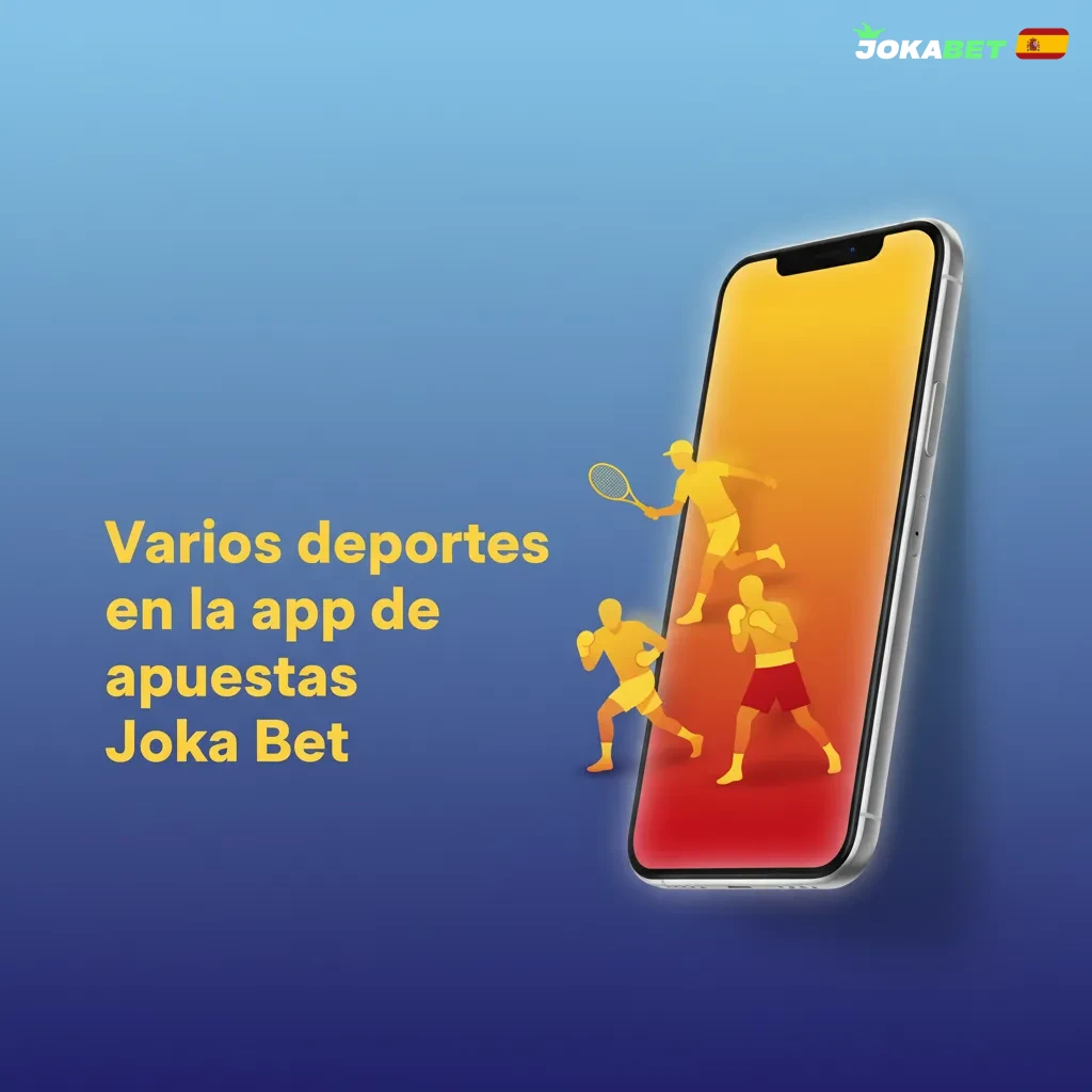 Interfaz de Joka Bet con apuestas en vivo y prepartido para fútbol, tenis, baloncesto, MMA, eSports y más.