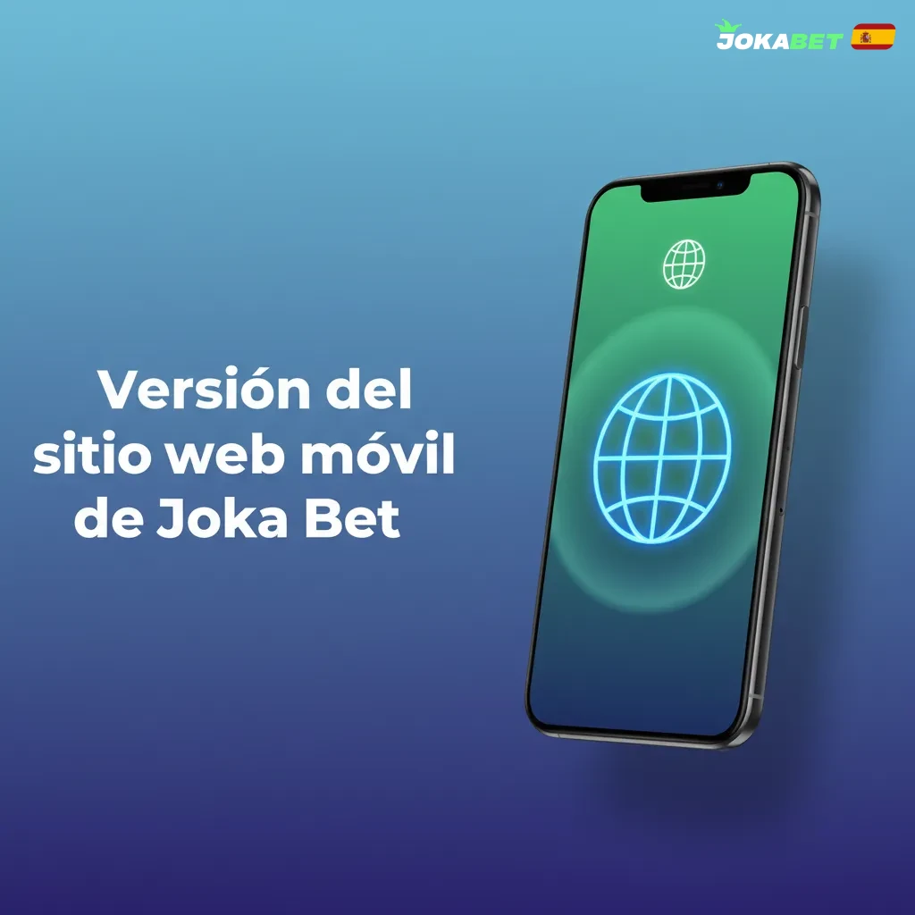 Versión móvil del sitio Joka Bet en smartphone o tablet; apuestas y casino vía navegador, sin instalar aplicaciones.